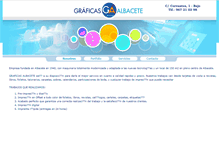 Tablet Screenshot of graficasalbacete.com